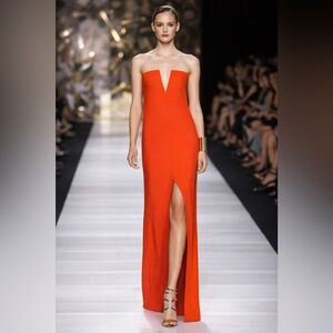 BCBGMAXAZRIA “Joice” Strapless Statement Dress – Size 0